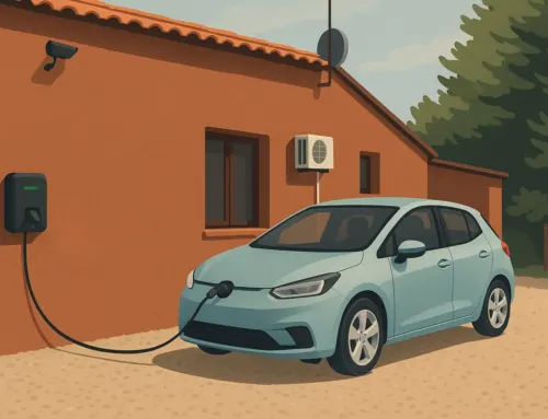 Nouveauté : une borne de recharge pour véhicules électriques au camping !